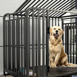 笼子中型金型犬室内毛拉布拉大多萨狗10005818摩耶哈士奇折叠狗笼