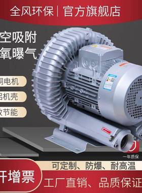 业包装配套风RB-92491D机-2炉.窑助燃高压工旋涡鼓风机125KW真空