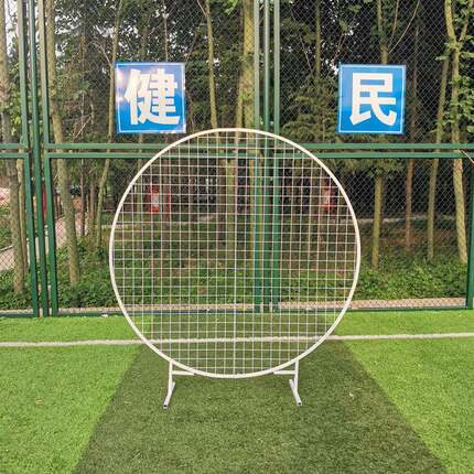 新款婚庆拱形艺网F96H9J7J圆格门森系气球装饰铁网格路引背景网格