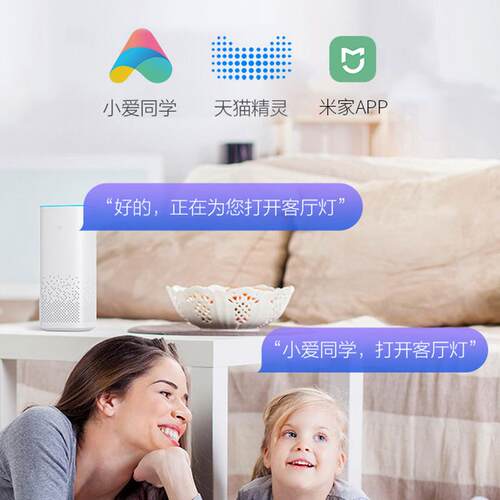 跨镜实木吊扇灯北欧简约客厅餐厅led大风力电扇灯智能遥控吊扇灯