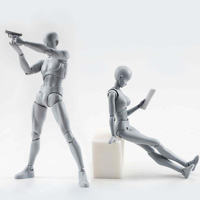 【折扣】素体shf手办模型关节可动人体美术绘画画参考人偶素描漫