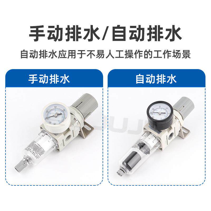巨江jjn气源处理AC3u01器0-03二联件358过1滤器AC4010-04调压组合
