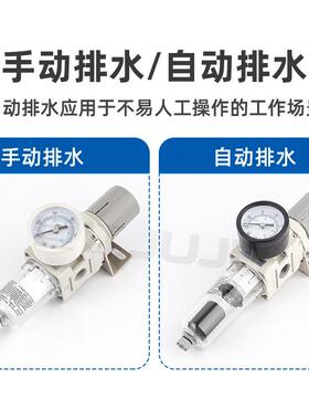 巨江jjn气源处理AC3u01器0-03二联件358过1滤器AC4010-04调压组合