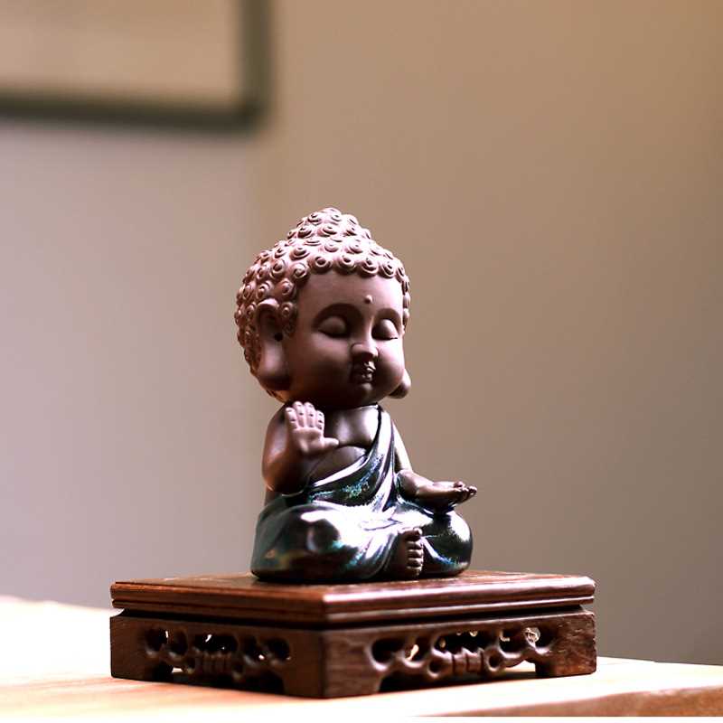 乔氏车品禅意小如来摆件汽车用品佛系123002