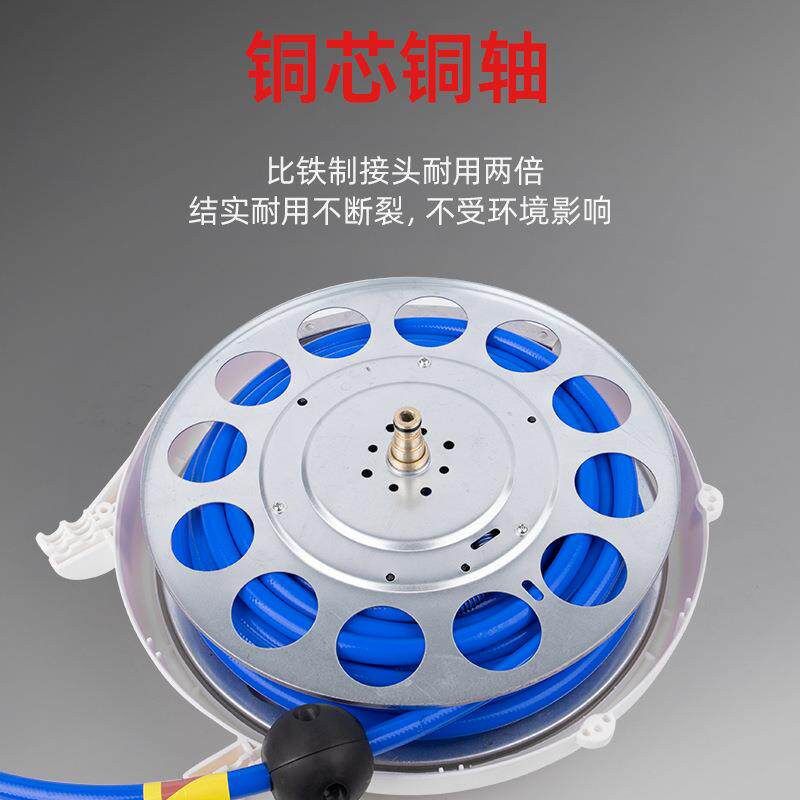 气鼓自动伸缩卷管器气管收缩式汽修米水鼓电鼓高压悬挂式收管器