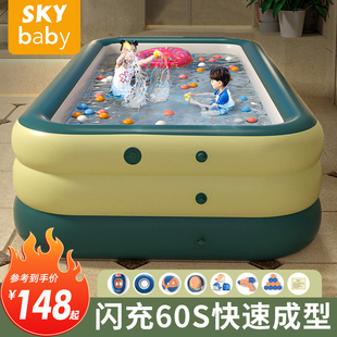 儿童充气游泳池家用宝宝婴儿戏水池大型家庭小孩水池户外大人泳池