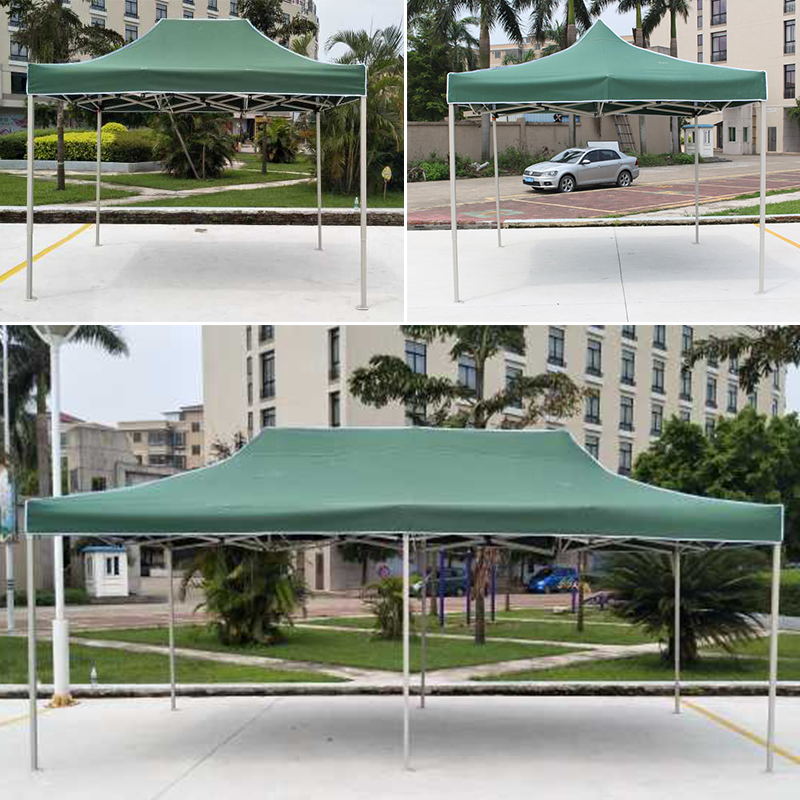 速发加粗墨绿广告帐篷印字摆地棚四伸遮雨摊折叠脚缩停车夜市烧烤