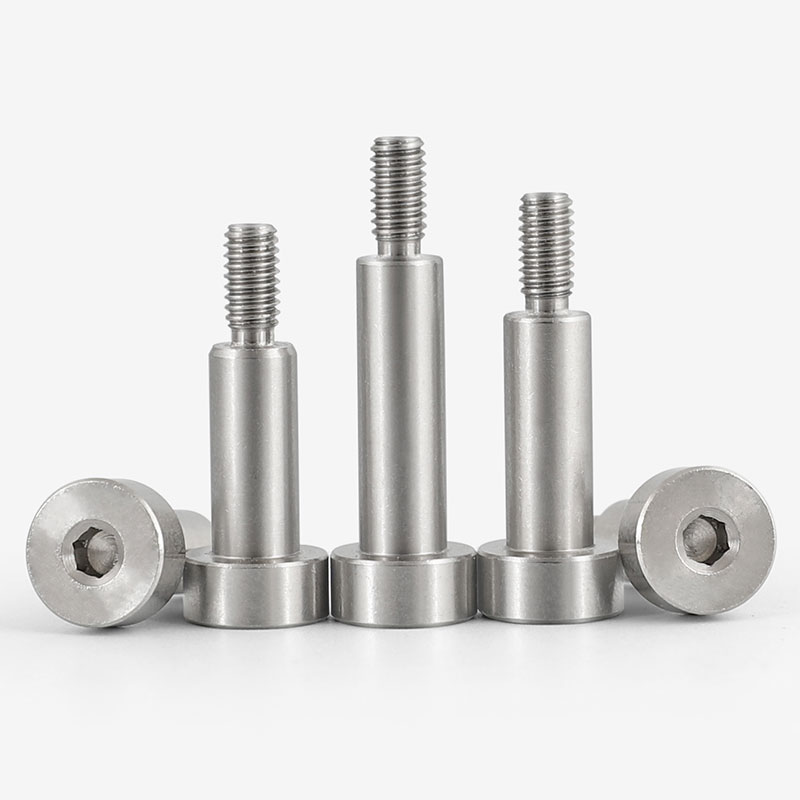 速发5(M)6(M4)8(M5)肩螺纹04不锈钢塞打螺丝肩轴位套限小螺