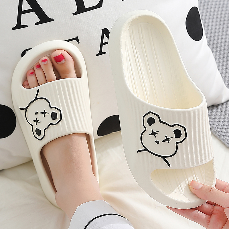 速发凉家鞋士踩季外穿202新款厚底浴室防滑夏屎感居拖式拖鞋