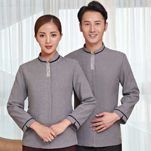速发保洁客作服长袖 PA宾馆工房酒店保洁员阿业物姨保洁工作服长袖
