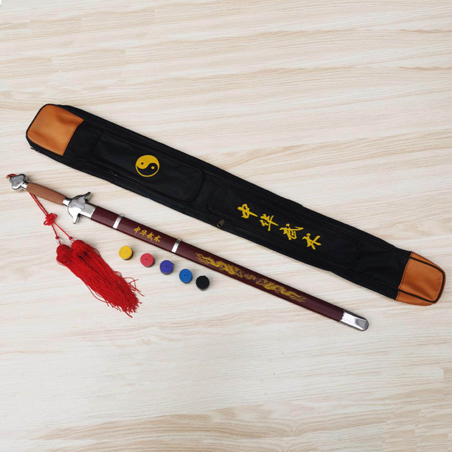 太极剑女式软响武术表演成人晨练健身儿童舞蹈拍照古装道具未开刃