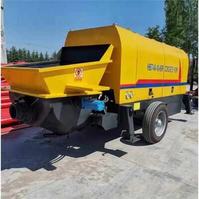 新赛新型二次构造柱泵 大颗粒混疑土输送泵 工地地面构造浇筑泵