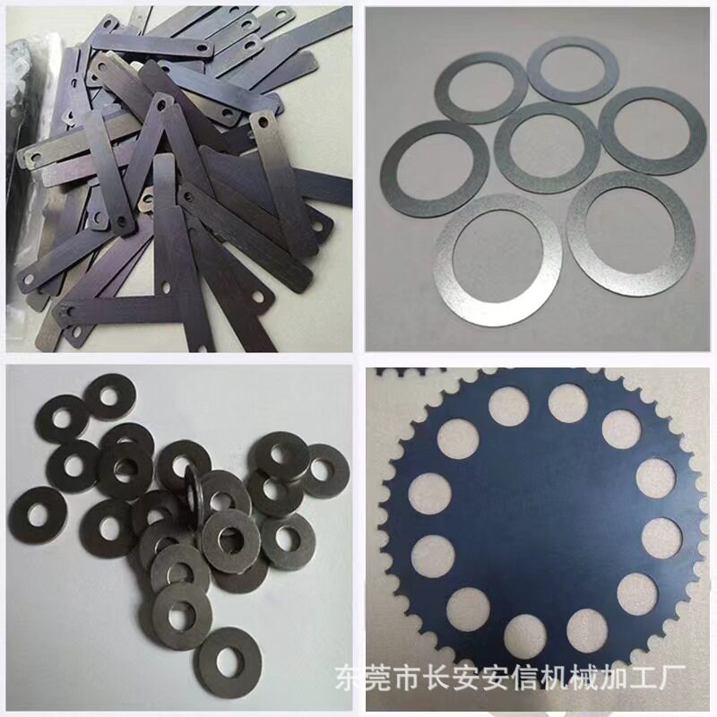 65MN弹簧钢带0.1 2 3mm超薄高弹性淬火锰钢片长方形垫片加工定制
