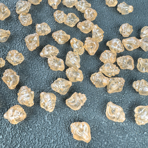 海螺珠15x12mm捷克进口琉璃珠