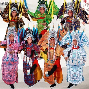 戏曲服装 表武服装 演出 京剧男靠大武生演将将军 男大靠 速发戏剧