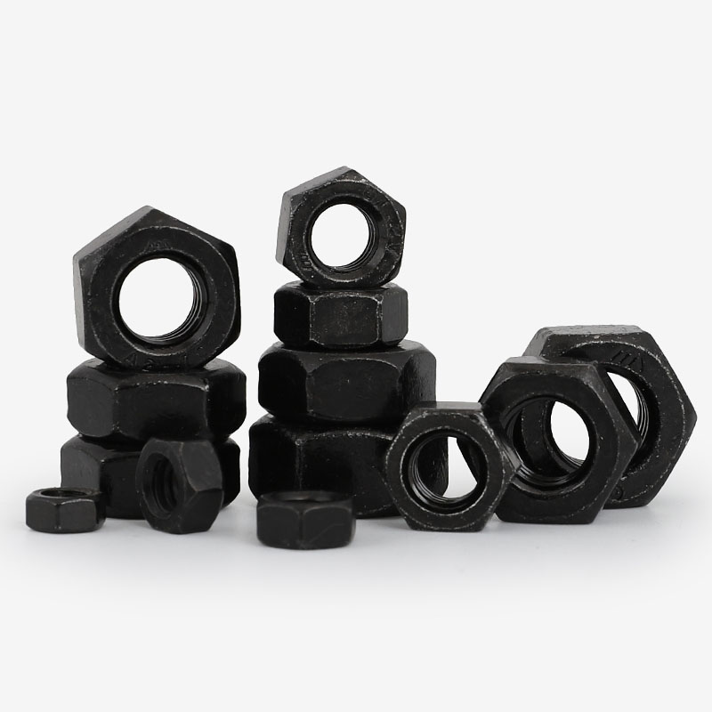速发2.5M415M6M8M10MM2螺色04不锈钢六角螺母螺帽黑丝母DI4
