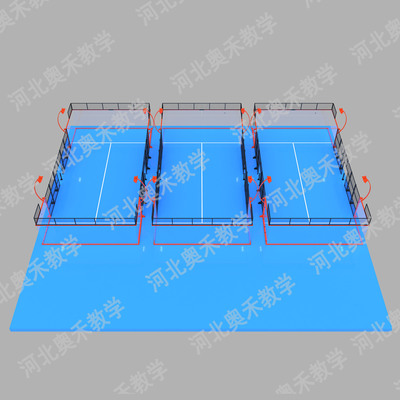 超级全景板式网球场板式球场Super panoramic palte tenniscourt