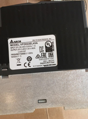 台达变频器 EL系列 VFD007EL21A经济经济型变频器