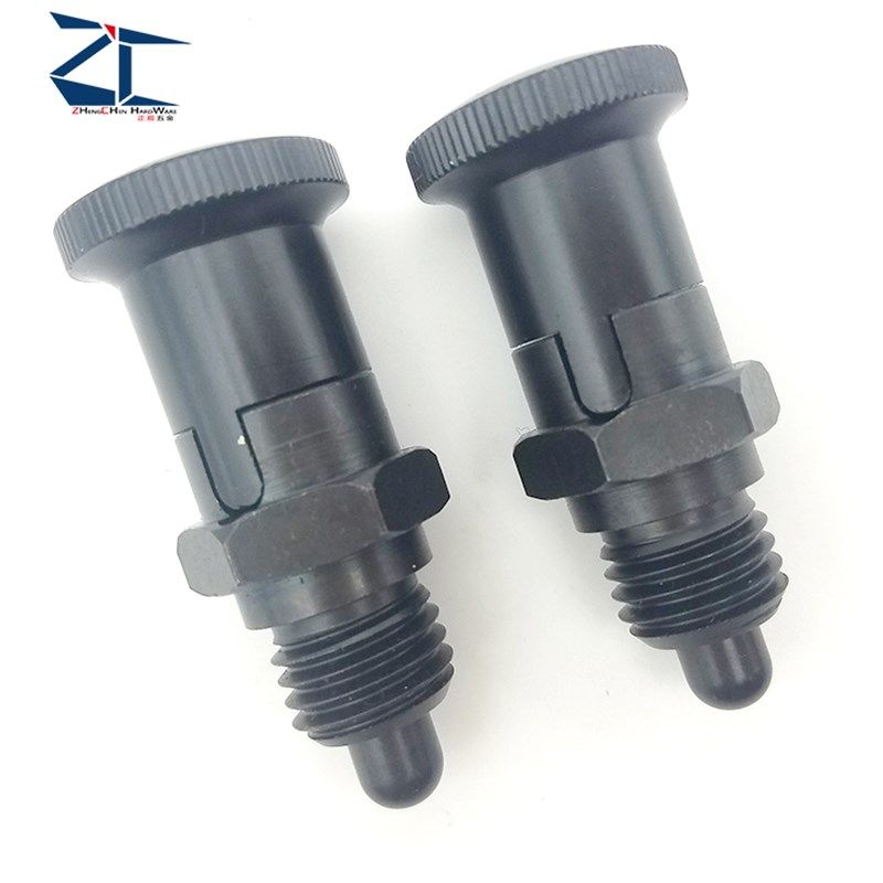 自锁型短螺丝旋钮柱塞 嵌入式煺密型粗牙PMXYSL  PMXYSH(ZC507)