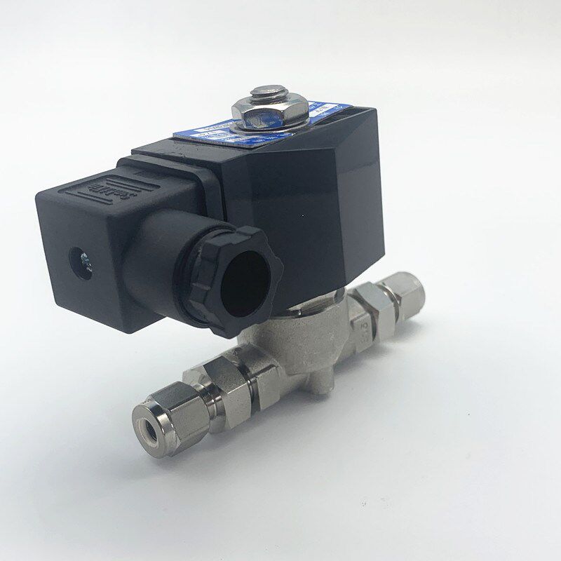 真空卡套电磁阀不锈钢卡套连接英制公制实验室腔体罐卡套真空电磁