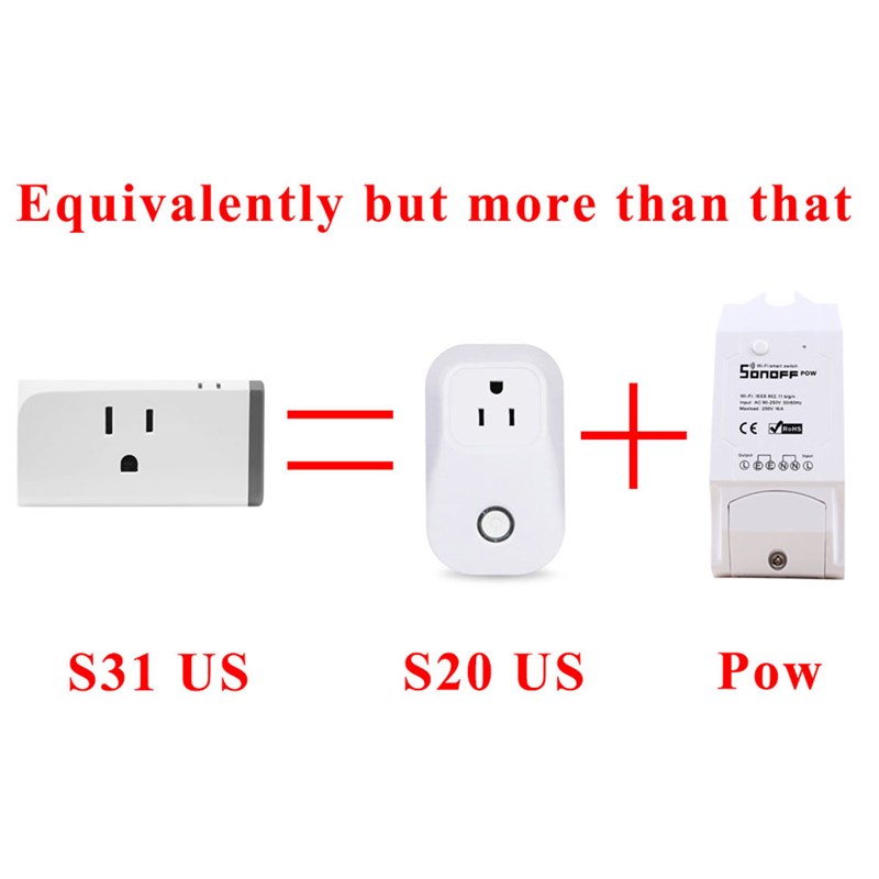 Sonoff S31智能家居wifi手机app远程无线遥控电量检测智能插座图片