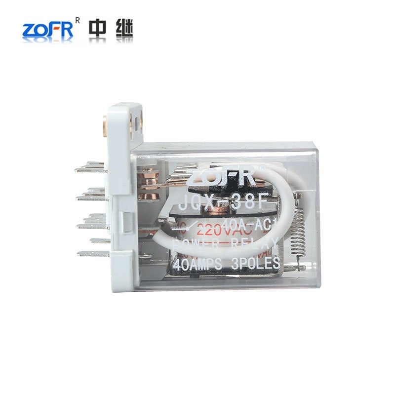 温州产业带生产 大量供应JQX-38F 220V 等多种电压大功率继电器