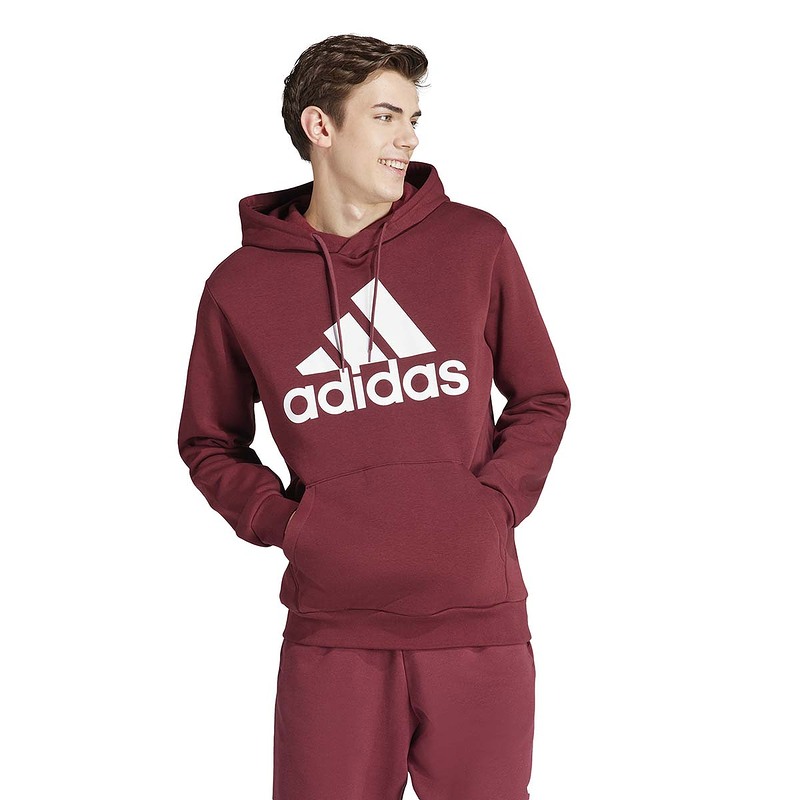 Adidas阿迪达斯经典款加绒卫衣春季男子运动连帽套头衫IN0626
