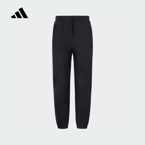 adidas阿迪达斯黑色休闲卫裤运动裤秋男健身针织长裤 JY8569