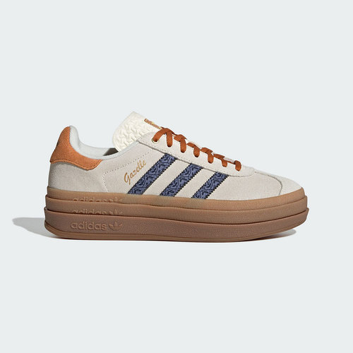 Adidas阿迪达斯三叶草Gazelle白绿棕女款厚底年糕鞋ID7056 JQ0955