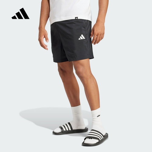 adidas阿迪达斯ESSENTIALS五分裤夏男跑步梭织短裤 JF1117