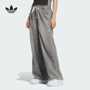 阿迪达斯 新品 2025秋女牛仔长裤 KC5839 adidas