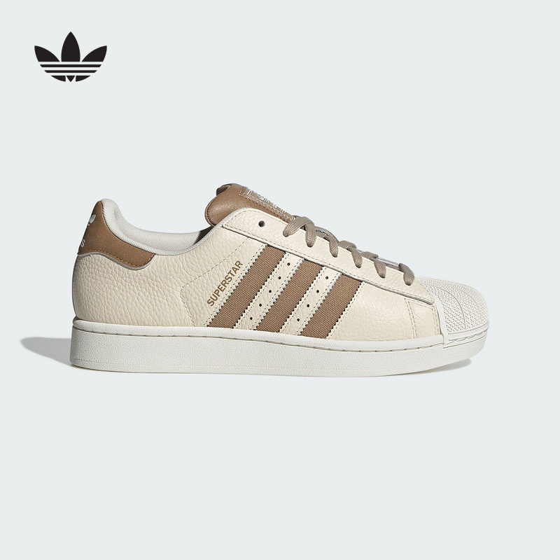 adidas阿迪达斯三叶草2025秋SUPERSTAR II男女贝壳头板鞋JR6988