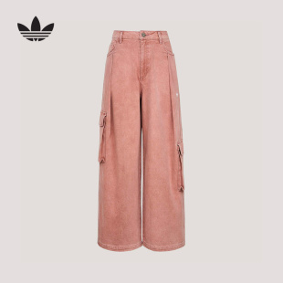 阿迪达斯 新款 2026春女牛仔长裤 KU9534 adidas