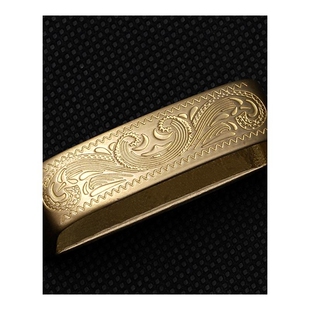 浮雕腰带环黄铜皮带圈尾夹介子雕刻扣固定环实心铜花纹方环