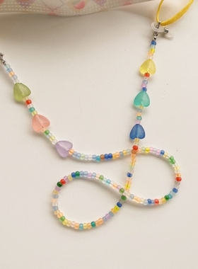 卡通亚克力组装儿童口罩链塑料糖