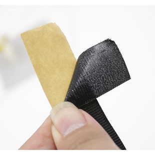 粘条罗纹布2.4cm带饰发箍收尾胶布材料专用手工包脚布