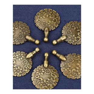 毛线编织毛衣围巾编织工具计算工具密度尺复古铜制切线器工具组合