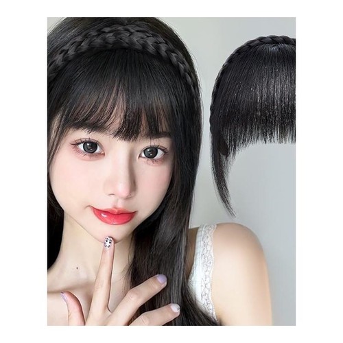 无痕头饰遮盖白头发刘海假发片漫