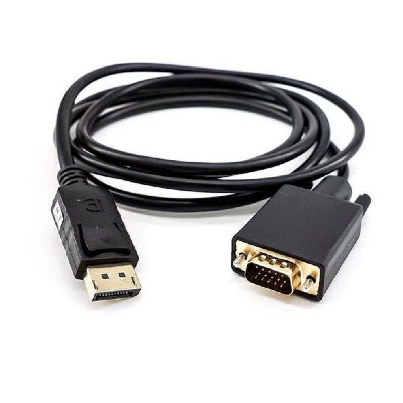 DP转VGA转换线Displayport 转VGA显示器转接线VGA高清数据线1.8米