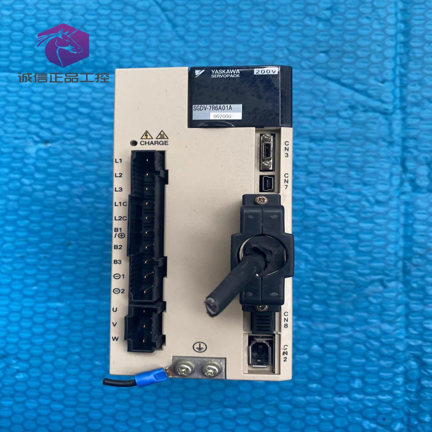 安川五系1.5KW脉冲型驱动器SGDV-7R6A01A002(崽崽配件）