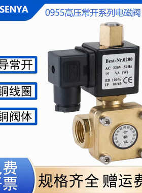 0955305空压机常开电磁阀水阀09551051.6MPA4分6分1寸2寸