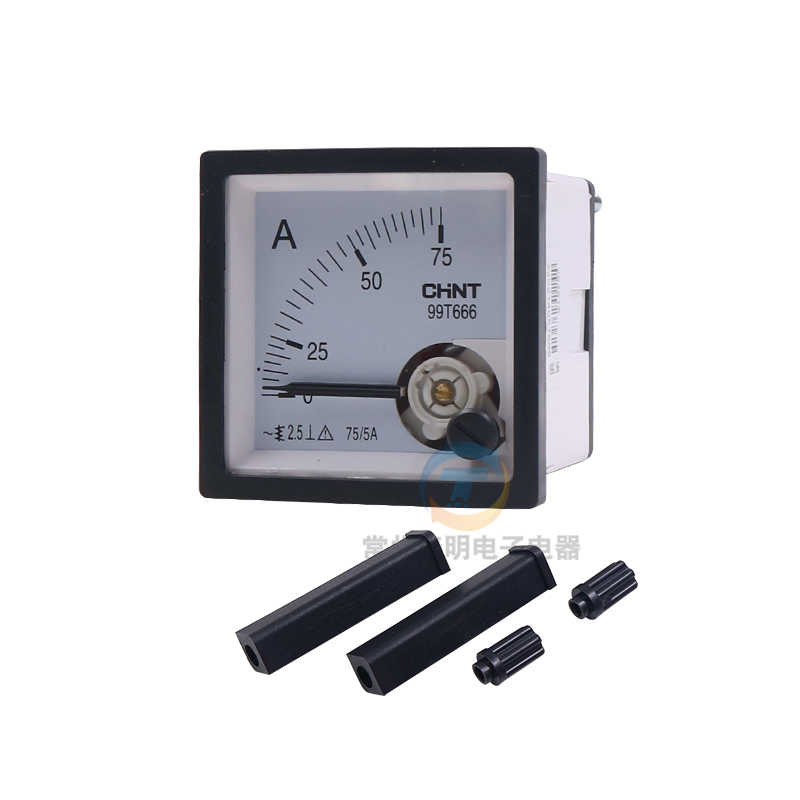 99T666-A交流电流表V仪表指针式 99T1电压表安培电表 48＊48m