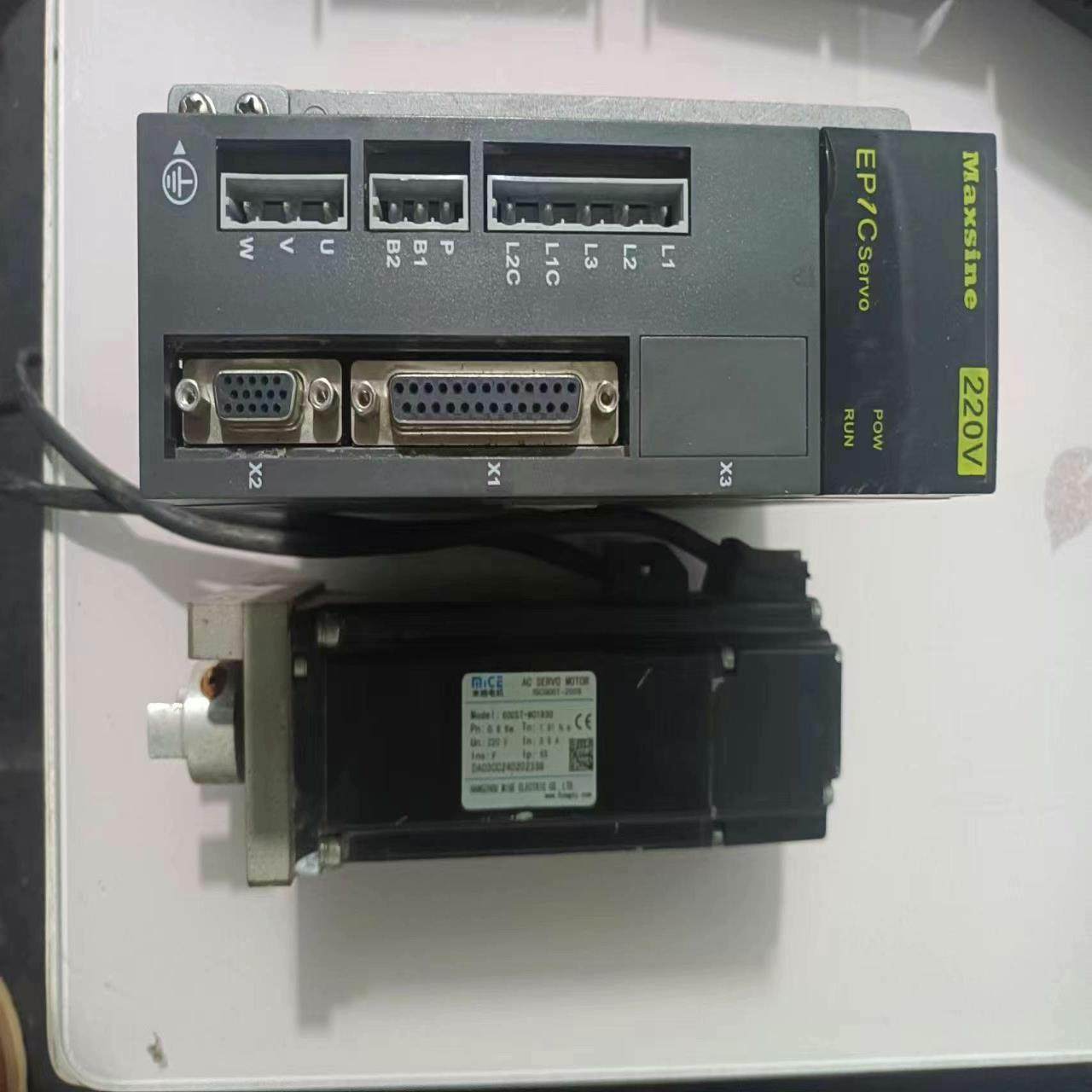 迈信伺服驱动器电机TL05F 一套，0.5KW拆机实物拍摄，~议价,3C数码配件,其它配件,淘宝优惠券,粉丝福利购,淘宝优惠卷