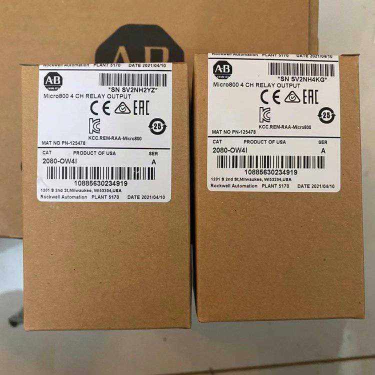 【汇生】AB优势现货2080-OW4I Micro800 4通道继电【议价】