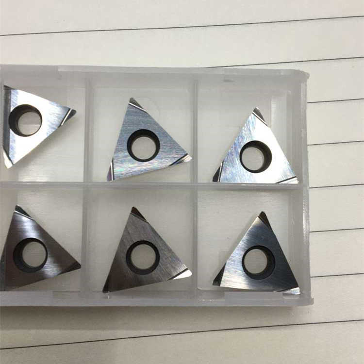 金属陶瓷刀片镗孔刀粒大三角形车刀 TPGT16T304L-W15 DC530