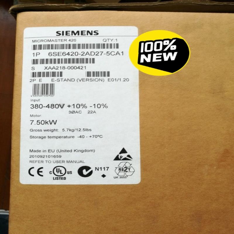 (议价)6SE6420-2AD27-5CA1MM420 7