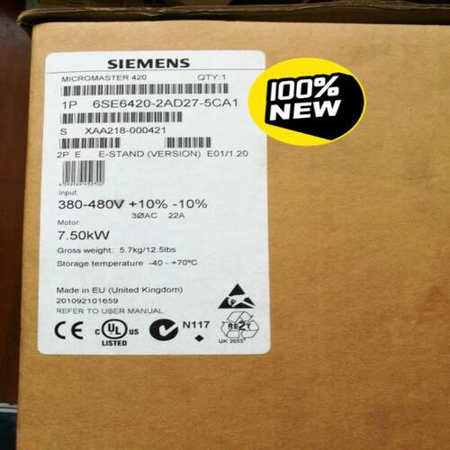 (议价)6SE6420-2AD27-5CA1MM420 7