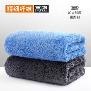 洗车毛巾汽车擦车巾布专用吸水不掉毛鹿皮抹布不留水印痕加厚