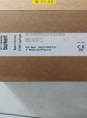 【顺庆】burkert宝德比例阀控制器D-74653/0031653【议价】