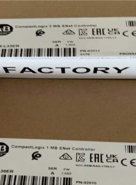 AB 1769-L33ER 保内未开封 AB 20G11NC~议价